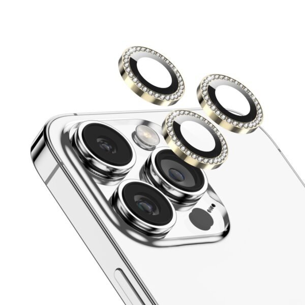 } Green Lion Diamond Camera Lens for iPhone 14 Pro Max / 14