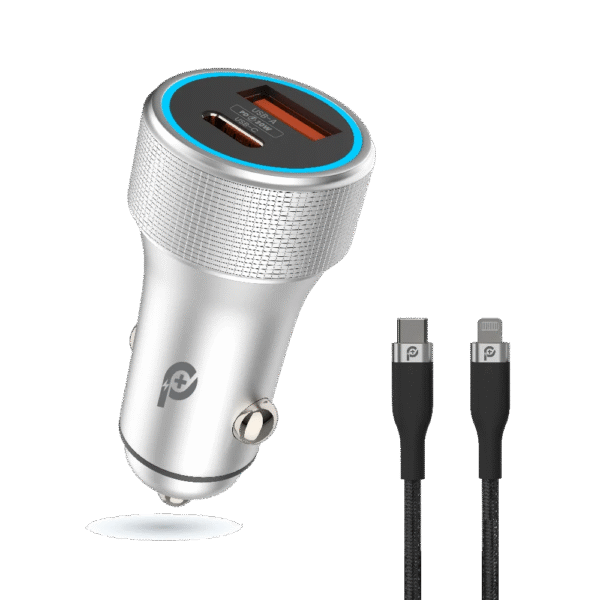PowerO+ Power Extreme PD+QC Dual Output Car Charger 48W with Typ