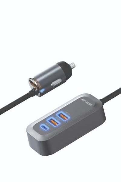 Green Lion 100W Car Charger Triple QC & PD 30W - Black