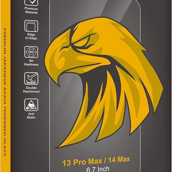Liberty Guard 2.5D Full Cover Clear With Dust Filter DR iPhone 13 Pro Max / 14 Max 6.7