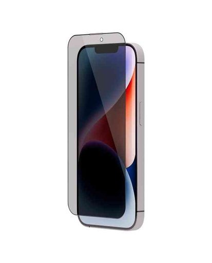 Levelo Privacy Black-Edition Silicone Edge Tempered Screen Protector For iPho