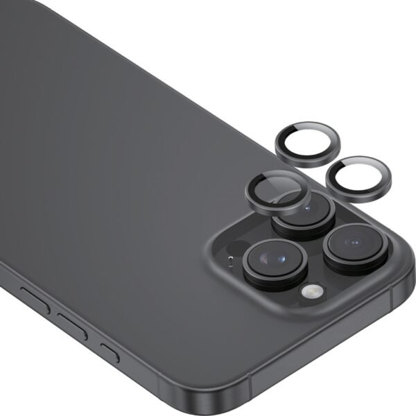 Green Lion Classic Camera Lens for iPhone 16 Pro/Pro Max - Black