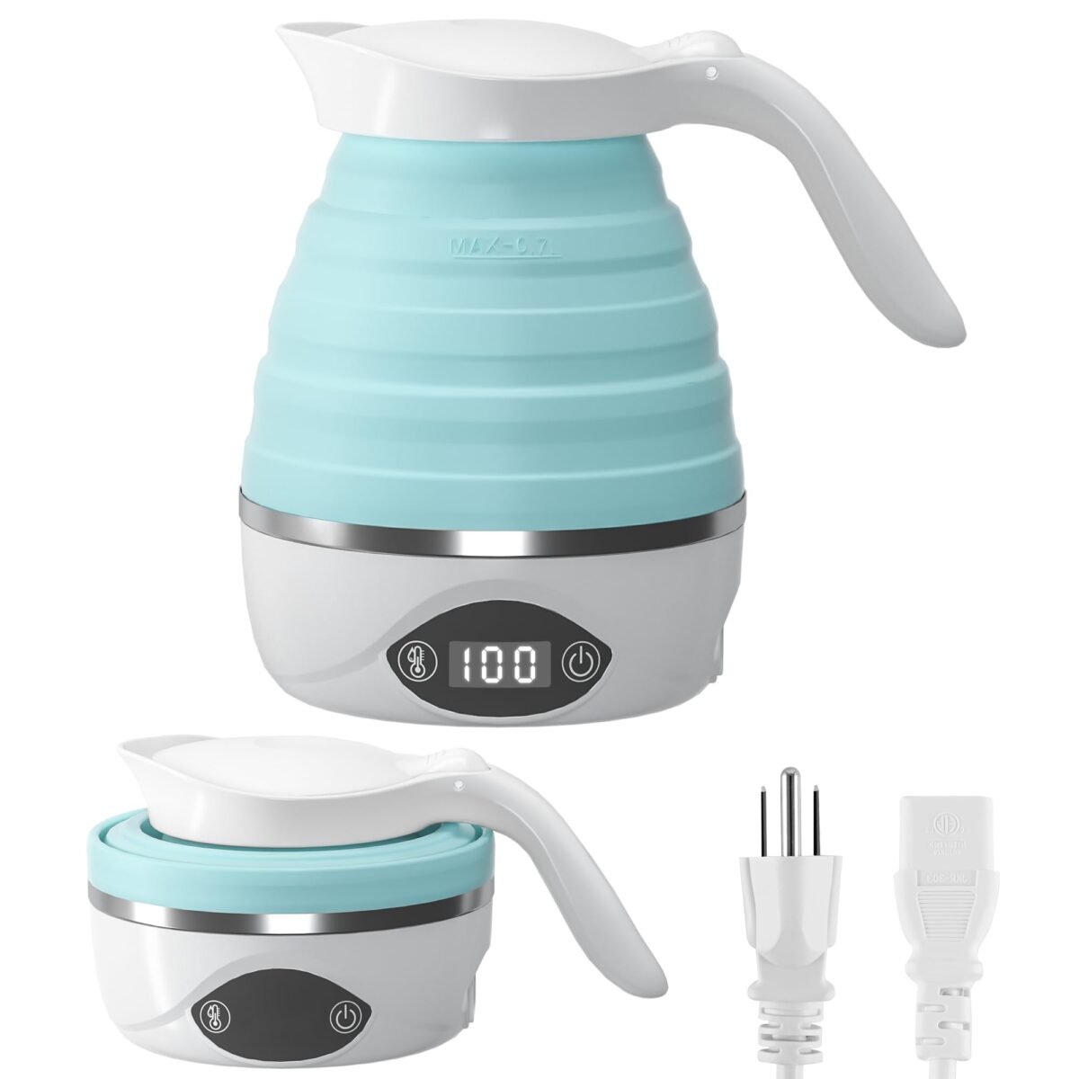 Foldable Portable Travel Electric Kettle 600ml. - Image 1