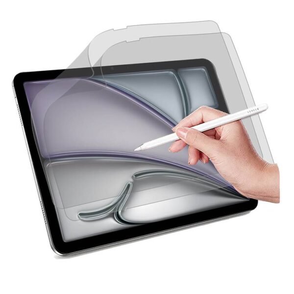 Levelo High Silicone Aluminum Glass HD Screen Protector For iPad Air 13" 2024 - clear