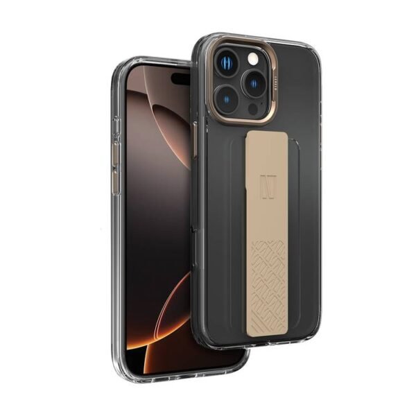 Levelo Graphia IMD Silicone Grip Case For iPhone 16 Pro - Desert