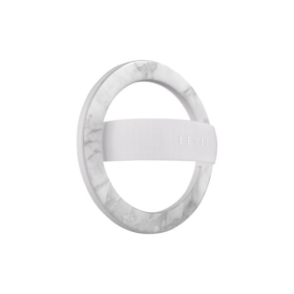 Levelo Luna MagSafe Phone Ring Holder - Marble White