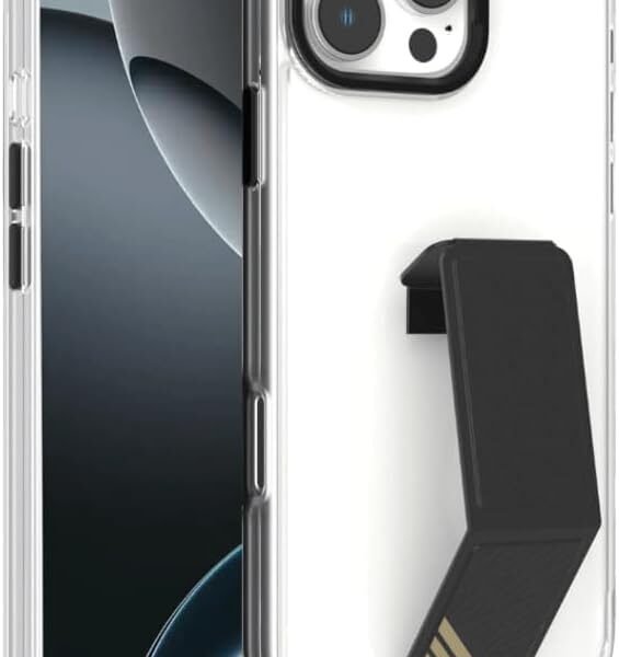 levelo Morphix Clara Grip Case For iPhone 16 Pro - Black