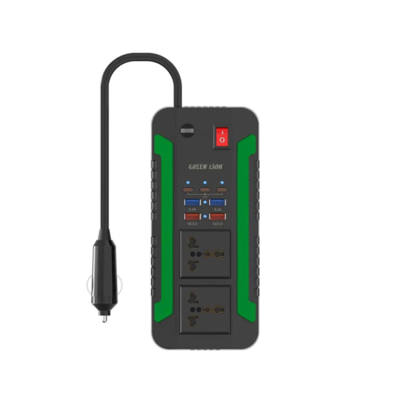 } Green Lion Spark 300 Power Inverter 300W( 2 AC+2 USB-A 3.4A