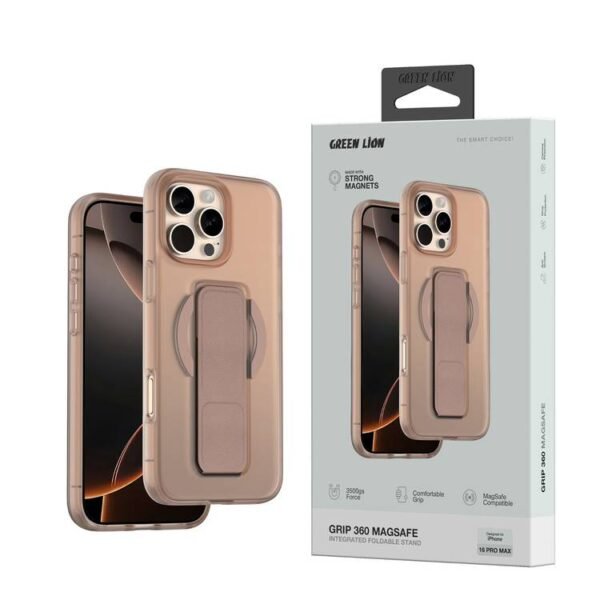 Green Lion GRIP 360 MagSafe Case for iPhone 16 Pro Max - Desert