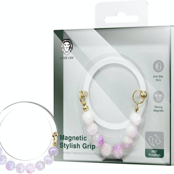 Green Lion Magnetic Stylish Grip - Pink