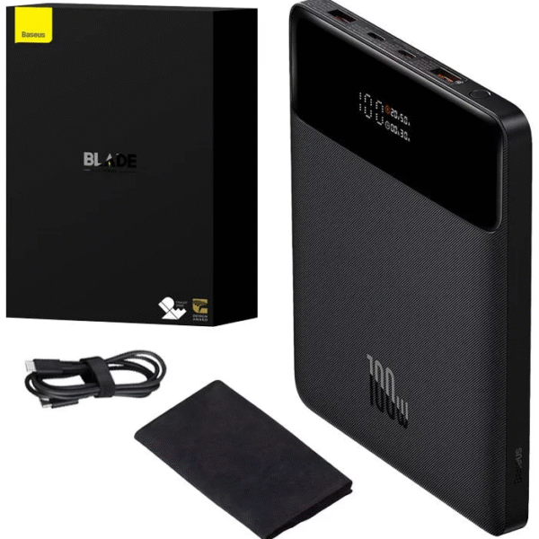 Baseus Blade High Power Quick Power Bank 20000mAh 100w Black