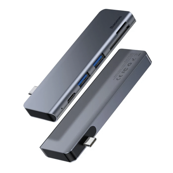 Baseus Harmonica 5in1 HUB Adapter Grey
