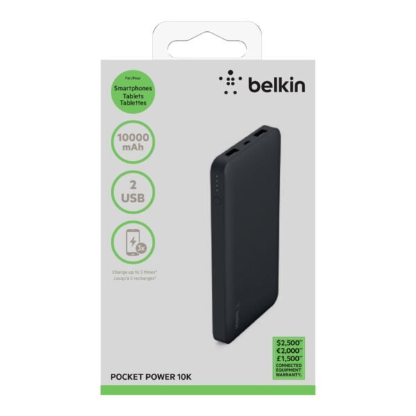 Belkin pwerbank 10K 3x faster before 17 -11