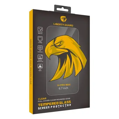Liberty Guard 2.5D Full Cover Clear DR iPhone14 Pro Max 6.7' - LGCLR14PM