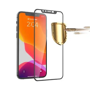 Green 3D Security Pro HD Glass Screen Protector for iPhone 11 promax
