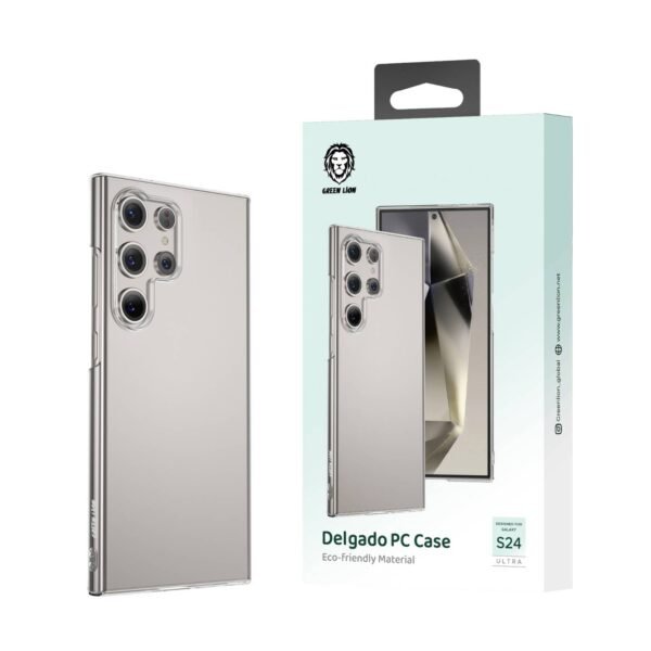 } Green Lion Delgado PC case for S24Ultra - Clear
