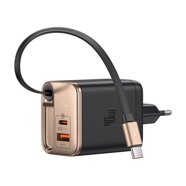Mcdodo FreeGo 40W GaN charger with built in cable