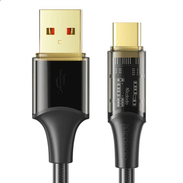 USB to USB-C Cable, Mcdodo CA-2090, 6A, 1.2m Black