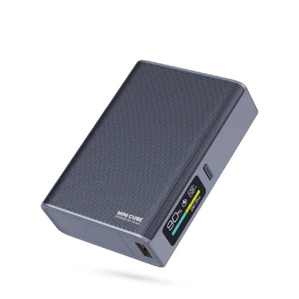 Pawa Mini Cube Mini Powerbank with Smart Display-BLACK