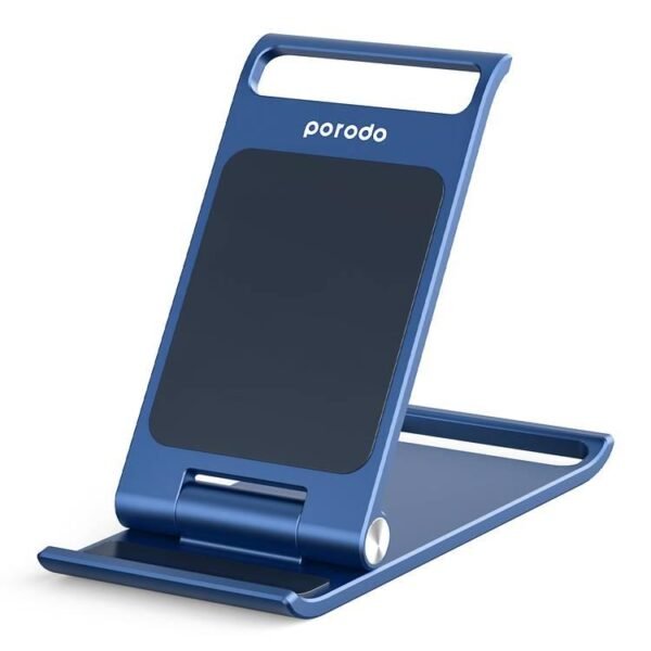 Porodo Aluminum Mobile & Tablet Stand Tablet & Mobile up to 13"-Blue