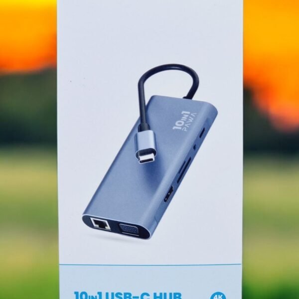 PAWA 10IN1 USB-C HUB WITH 4K HDTV & VGA