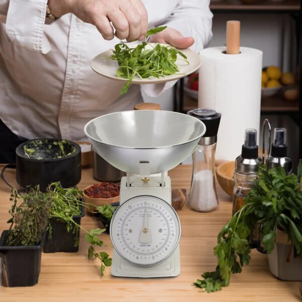 Green Lion Vintage Kitchen Scale - Cream