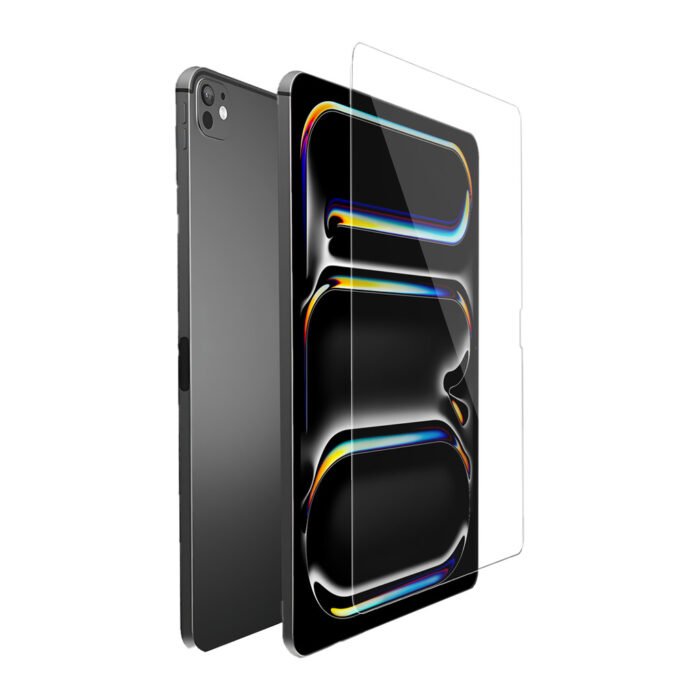 Levelo High Silicone Aluminum Glass HD Screen Protector iPad Air 11 2024Clear - Image 1