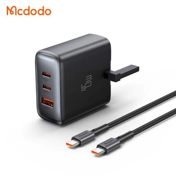 Mcdodo 45w 3 port fast charging with type c cable