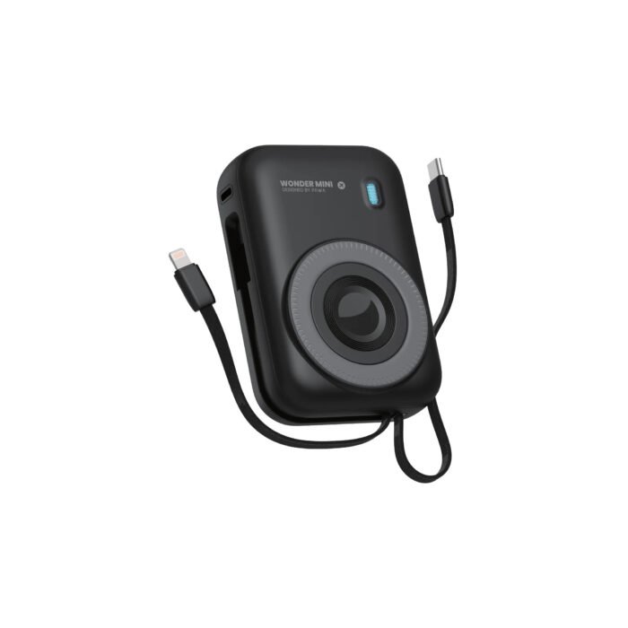 ⁦Pawa Wonder Mini Magsafe Powerbank 20000mAh Capacity - Black⁩ - الصورة ⁦1⁩