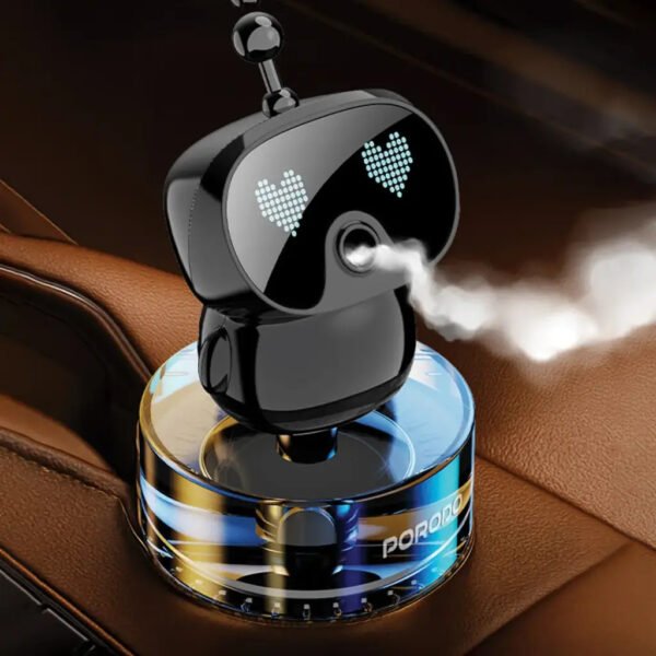 Porodo Lifestyle Robovibe Smart Car Aroma Diffuser-Black